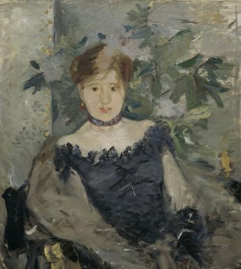 Berthe Morisot (1841–1895), 'Le Corsage Noir', 1878. Photo © National Gallery of Ireland.