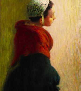 Roderic O'Conor (1860-1940), 'La Jeune Bretonne', c.1895. © National Gallery of Ireland.