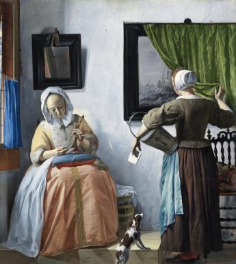 Gabriel Metsu (1629-1667), 'Woman Reading a Letter', 1664-1666. © National Gallery of Ireland.