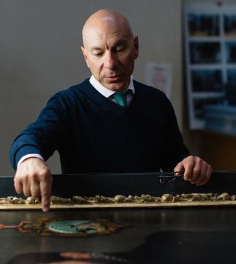 Simone Mancini, head of conservation at the National Gallery of Ireland. © National Gallery of Ireland.