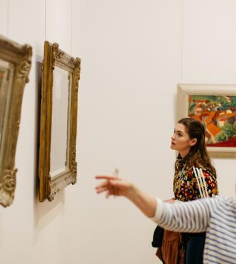 A guided tour of the artworks on display in the Millennium Wing. © National Gallery of Ireland. 