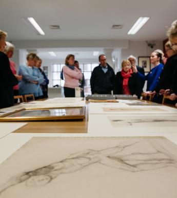 A tour for the Friends of the National Gallery of Ireland. © National Gallery of Ireland. 