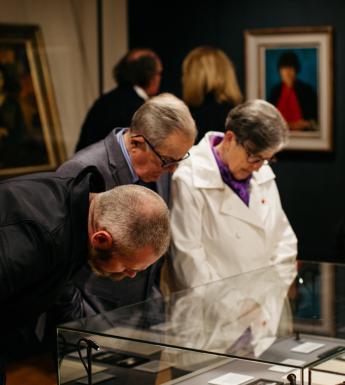 Visitors to Margaret Clarke: An Independent Spirit. © National Gallery of Ireland.