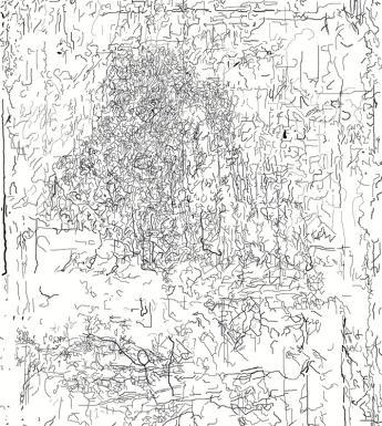 Brian Fay, 'Crack drawing The Lacemaker', Ink on Paper, 2017. © the artist