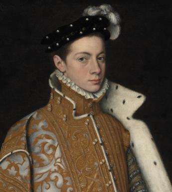 Detail from Sofonisba Anguissola (c.1532-1625), 'Portrait of Prince Alessandro Farnese (1545-1592), later Duke of Parma and Piacenza', c.1560. © National Gallery of Ireland