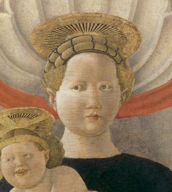 Detail from Paolo Uccello (c.1397-1475), Virgin and Child, 1435-1440. © National Gallery of Ireland