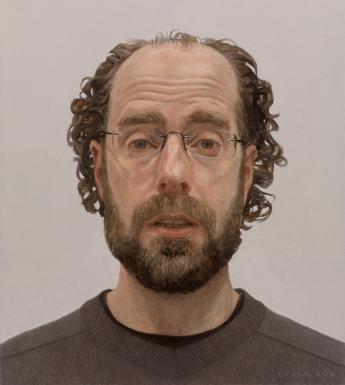 Comhghall Casey (b.1976), Self Portrait, 2017. © the artist. Photo © National Gallery of Ireland.