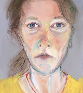 Aileen Conroy (b.1978), 'Aileen Johanna. Self Portrait (mirror reflection)', 2017. © the artist. Photo © National Gallery of Ireland.