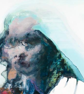 Cian McLoughlin (b.1977), 'Tronie (Woman Leaning Forward)', 2017. © the artist. Photo © National Gallery of Ireland.