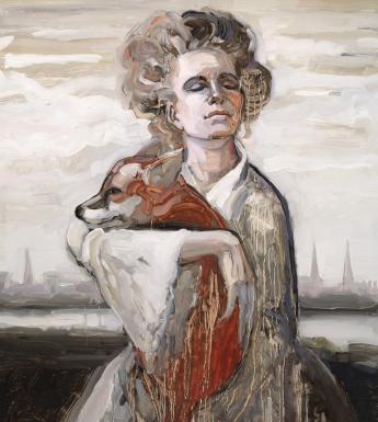 Zane Sutra (b.1964), 'Dun Laoghaire Fox', 2017. © the artist. Photo © National Gallery of Ireland.