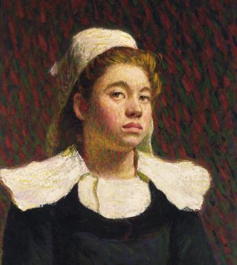 Roderic O'Conor (1860-1940), 'Bretonne', c.1903-1904. © National Gallery of Ireland.