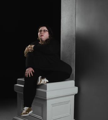 Alison Spittle - comedian. Photographed by Gavin Leane.