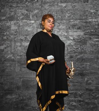 Chidi Muojeke - mother and asylum seeker. Photographed by Gavin Leane.