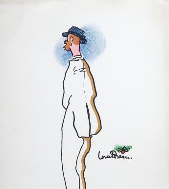 Caricature of George Bernard Shaw