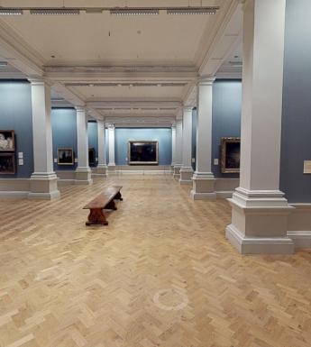 Screenshot from virtual tour of the Gallery