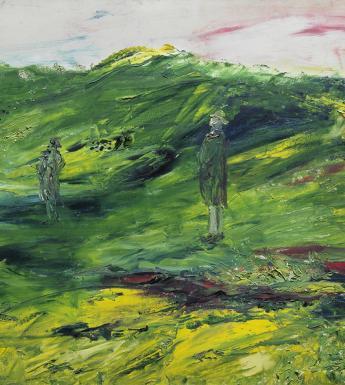 An expressionistic painting.