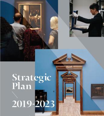 Front cover of the National Gallery of Ireland Strategic Plan 2019-2023.
