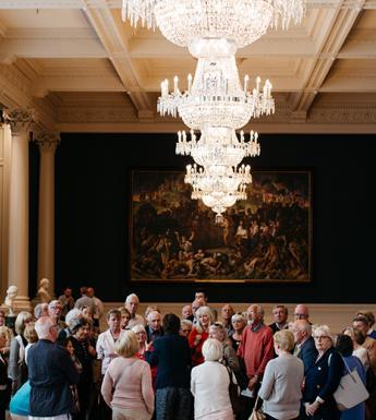 Friends on a preview tour in the National Gallery of Ireland