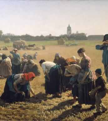 Oil painting of Gleaners