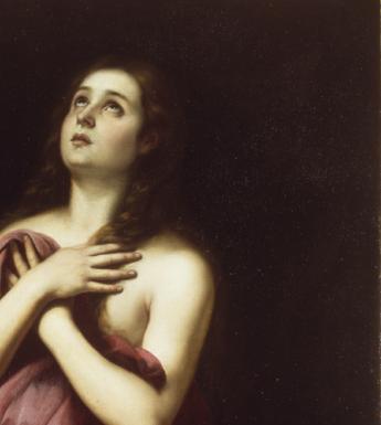 Bartolomé Esteban Murillo (1617-1682), 'The Penitent Magdalene' (detail). © National Gallery of Ireland.
