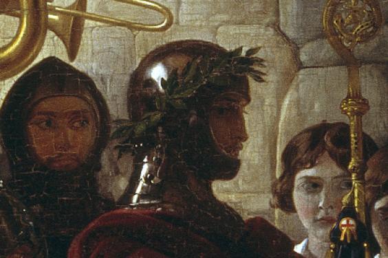 Daniel Maclise (1806-1870), detail from 'The Marriage of Strongbow and Aoife', c.1854. © National Gallery of Ireland.