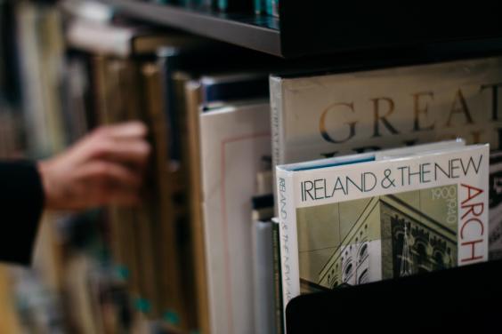 Books in the library of the Centre for Study of Irish Art. © National Gallery of Ireland