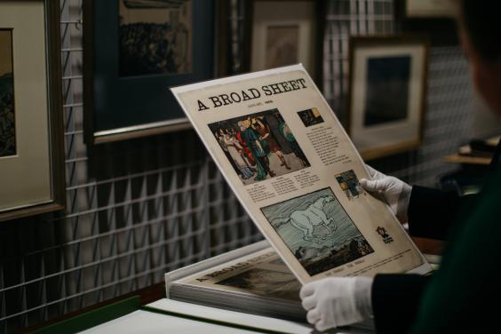 A broadsheet from the archives of the Centre for the Study of Irish Art. © National Gallery of Ireland