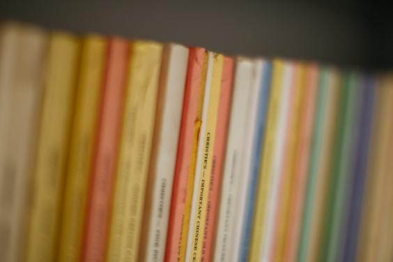 Christie's catalogues in the Art Library. © National Gallery of Ireland