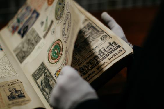 A scrapbook from the Centre for Study of Irish Art. © National Gallery of Ireland.