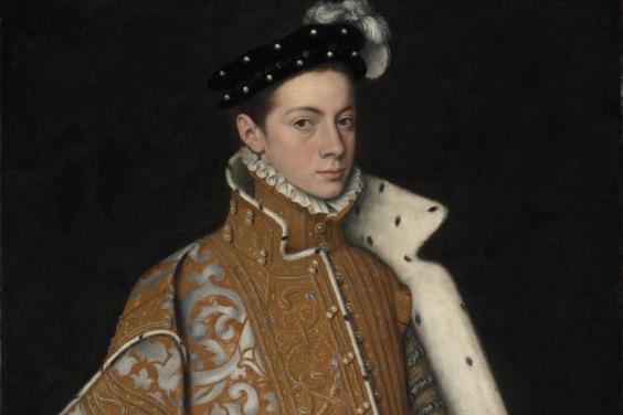 Detail from Sofonisba Anguissola (c.1532-1625), 'Portrait of Prince Alessandro Farnese (1545-1592), later Duke of Parma and Piacenza', c.1560. © National Gallery of Ireland