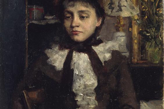 Sarah Henrietta Purser (1848-1943), 'Le Petit Déjeuner'. © National Gallery of Ireland.