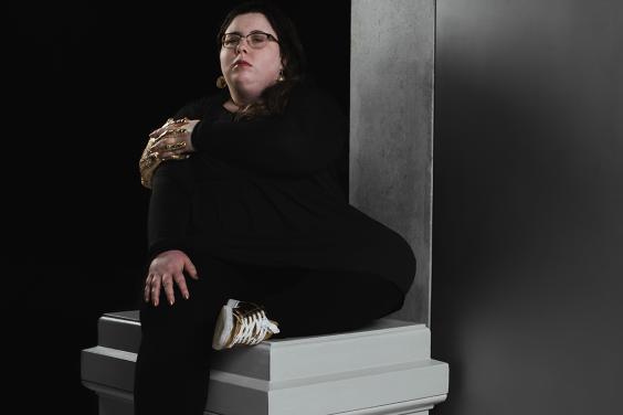 Alison Spittle - comedian. Photographed by Gavin Leane.