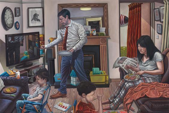 Connor Maguire (b. 1977), Portrait of a Modern Family, 2018. © Connor Maguire. Photo © National Gallery of Ireland.