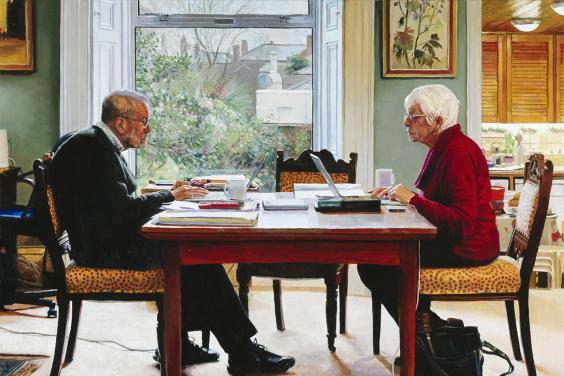 Blaise Smith (b. 1967), My Parents. Allen and Elizabeth Smith, 2018. © Blaise Smith. Photo © National Gallery of Ireland.