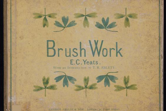 Cover of a book titled Brush Work by E.C. Yeats