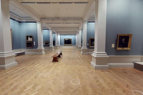 Screenshot from virtual tour of the Gallery