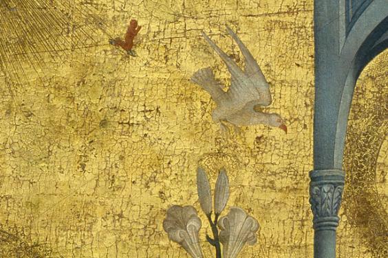 Detail of Yverni's Annunciation