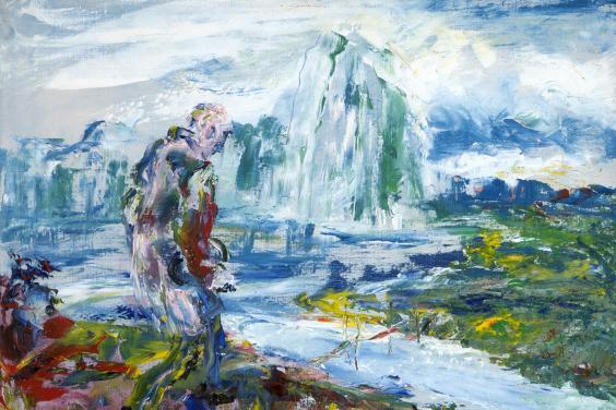 An expressionistic painting.