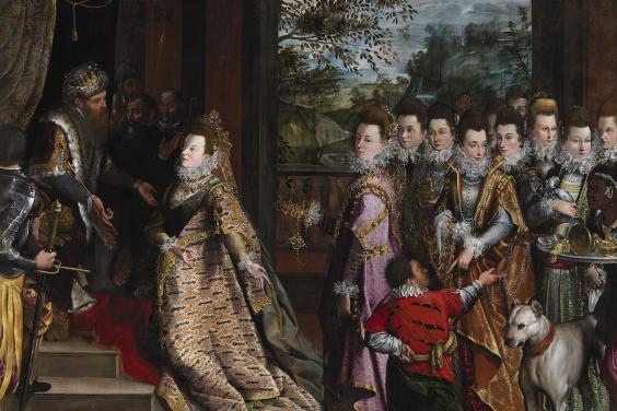 Lavinia Fontana's painting after conservation treatment.