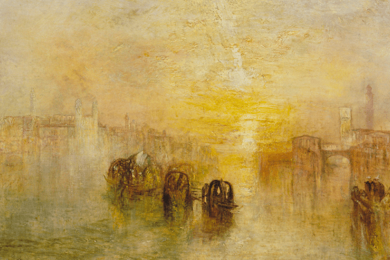 A sunlight expressionistic scene