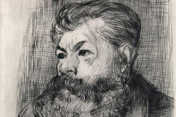 Roderic O'Conor (1860-1940), 'Portrait of a Man, possibly Paul Serusier', 1895- detail. Photo © National Gallery of Ireland.