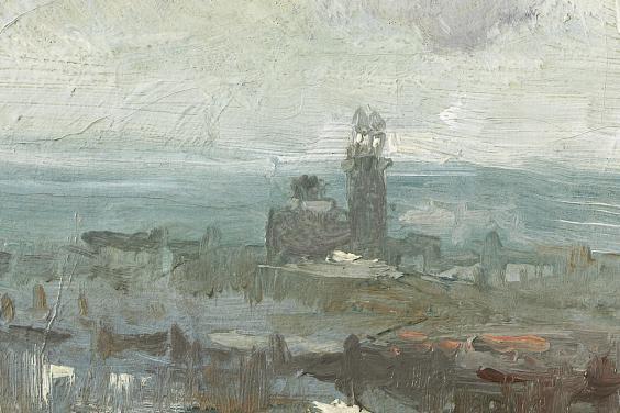 Detail of Van Gogh's painting