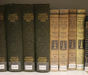 Vasari's lives, Art library, National Gallery of Ireland