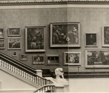 View of the Grand Gallery, 1930s. © National Gallery of Ireland