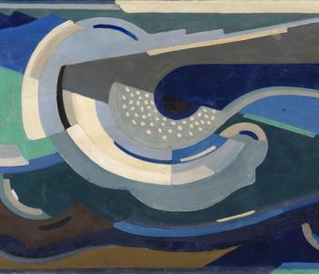 Mainie Jellett (1897-1944), 'A composition - sea rhythm'. © National Gallery of Ireland