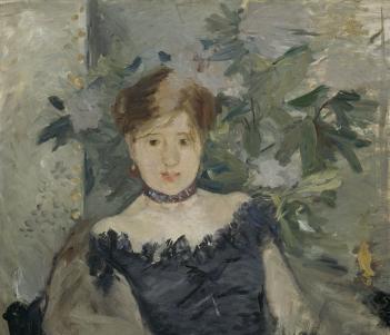 Berthe Morisot (1841–1895), 'Le Corsage Noir', 1878. Photo © National Gallery of Ireland.