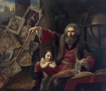 Nathaniel Hone the Elder (1718-1784), 'The Conjuror', 1775. © National Gallery of Ireland.