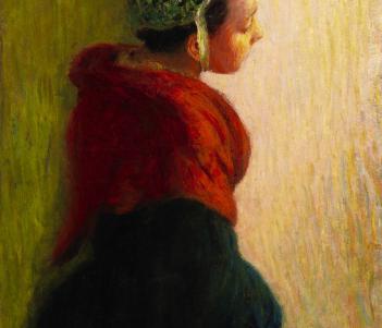 Roderic O'Conor (1860-1940), 'La Jeune Bretonne', c.1895. © National Gallery of Ireland.