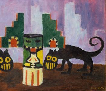 Emil Nolde (1867-1956), 'Exotic Figures II', 1911 © Nolde Stiftung Seebüll.