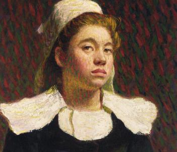 Roderic O'Conor (1860-1940), 'Bretonne', c.1903-1904. © National Gallery of Ireland.